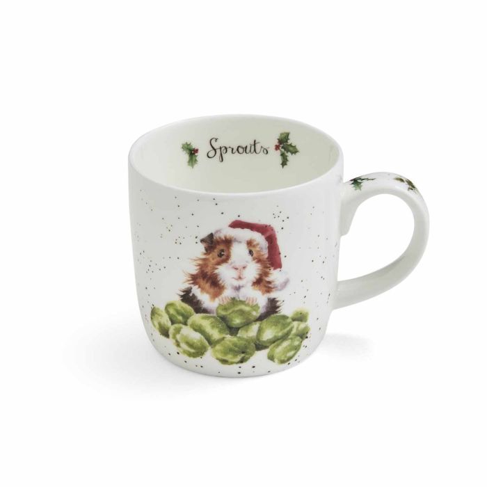 Royal Worcester - Wrendale Designs - Mug - Sprouts | 11 oz Home & Kitchen