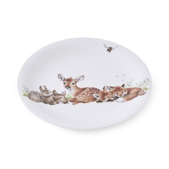 Royal Worcester - Wrendale Designs - Plate & Bowl Set - Woodland Animals (2 - Piece Set) Home & Kitchen