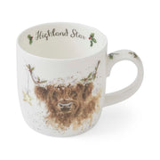 Royal Worcester - WRENDALE MUG 11OZ - HIGHLAND STAR (COW) Home & Kitchen