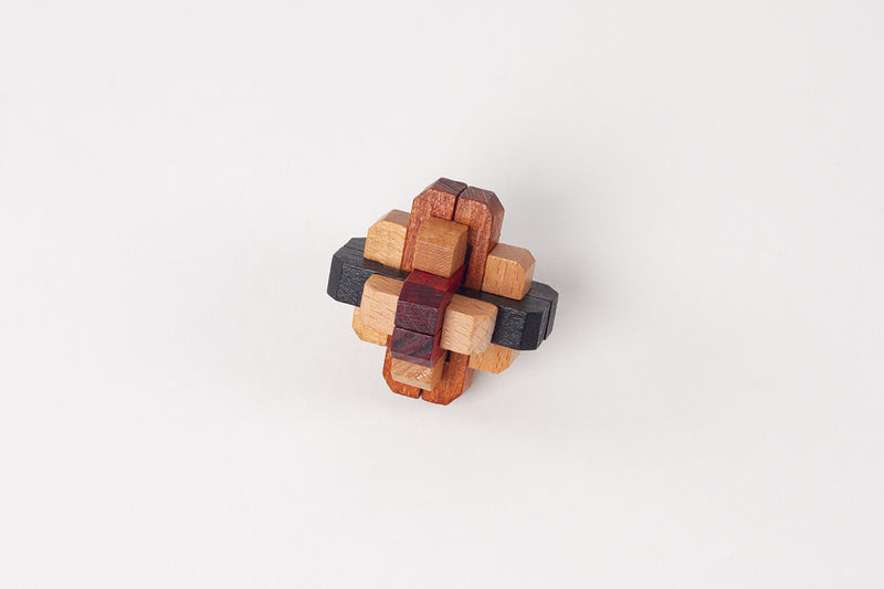 RECENT TOYS - BRAIN PUZZLE - SET OF 6