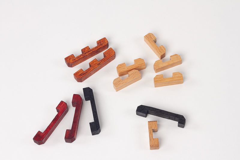 RECENT TOYS - BRAIN PUZZLE - SET OF 6