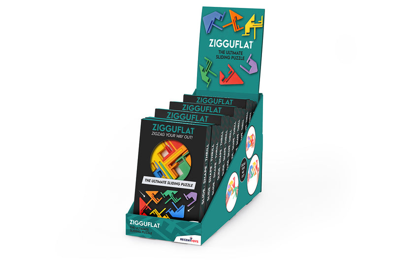 RECENT TOYS - Zigguflat Puzzle (12 Pc / Display)