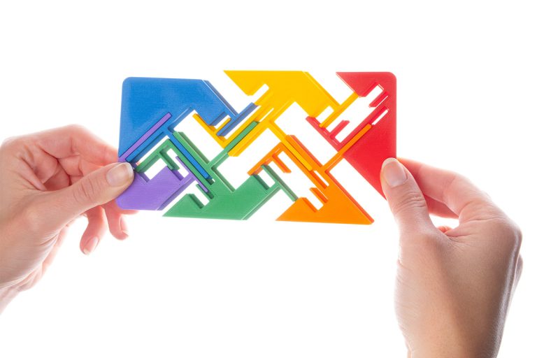 RECENT TOYS - Zigguflat Puzzle (12 Pc / Display)