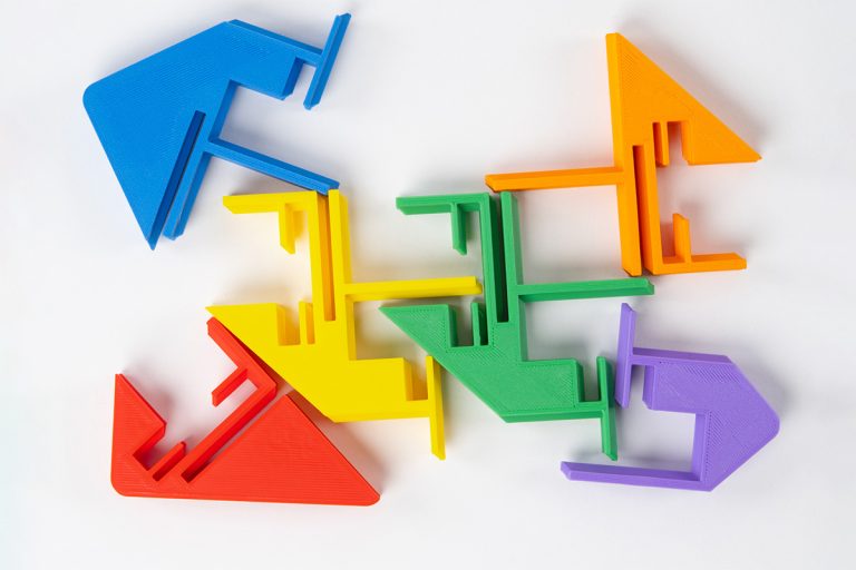 RECENT TOYS - Zigguflat Puzzle (12 Pc / Display)