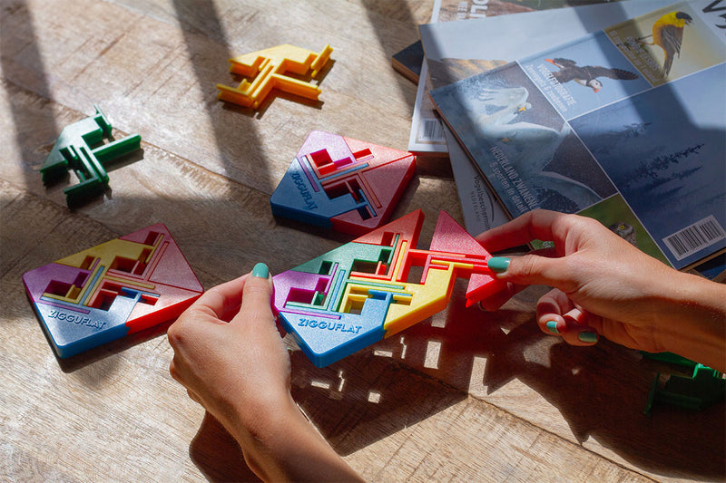 RECENT TOYS - Zigguflat Puzzle (12 Pc / Display)
