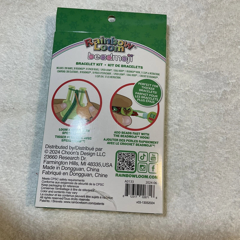Rainbow Loom - CHRISTMAS - HOLLY JOLLY BEADMOJI