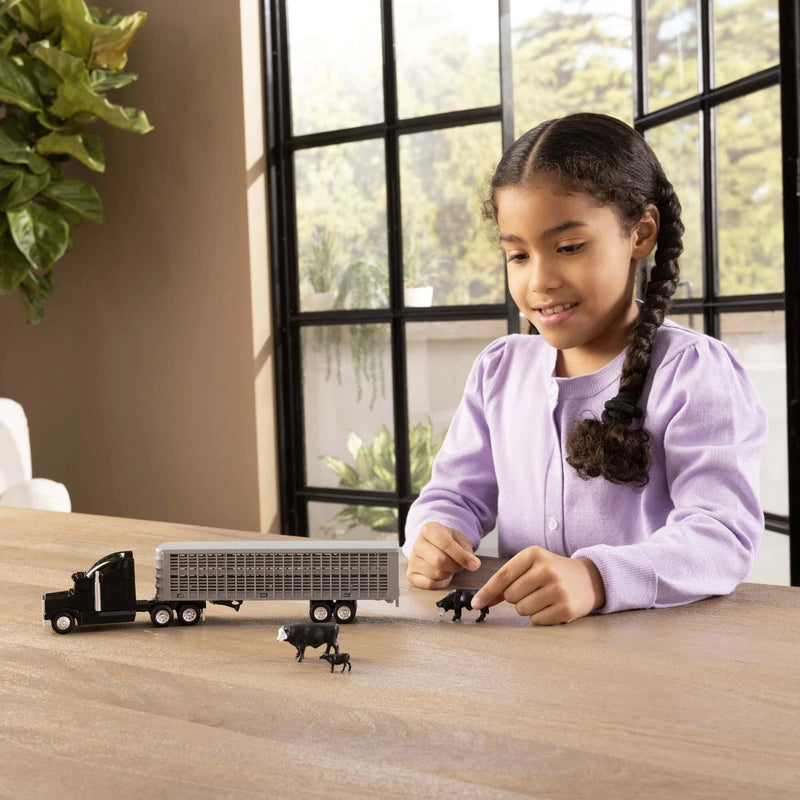 Tomy - 64 CATTLE TRAILER SEMI SET