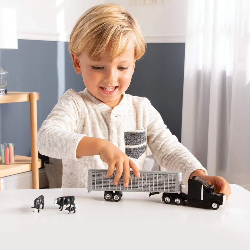 Tomy - 64 CATTLE TRAILER SEMI SET