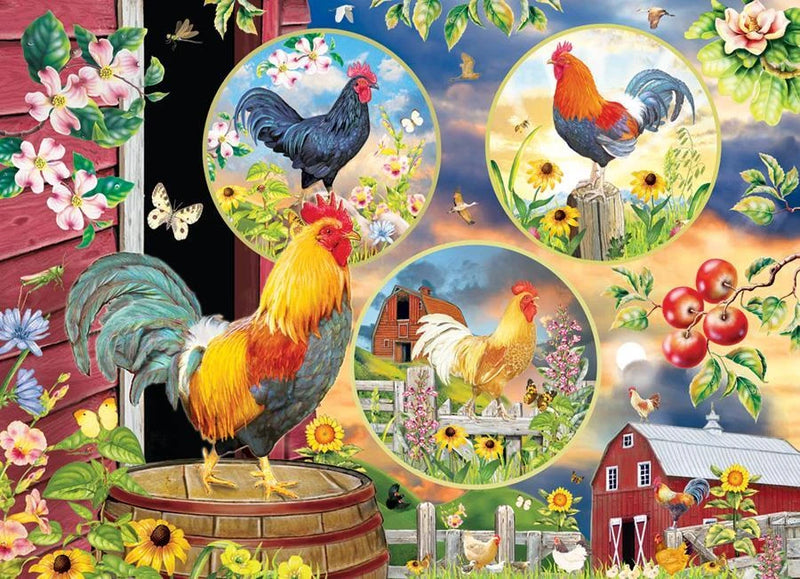 Cobble Hill - Rooster Magic (1000-Piece Puzzle)