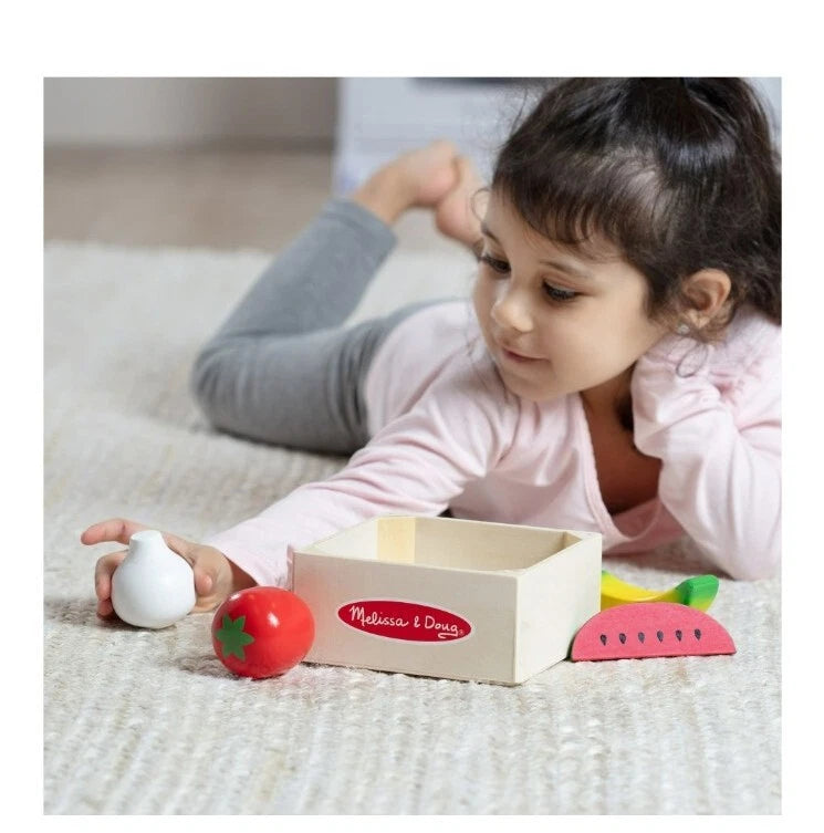 Melissa & Doug - Wooden Food Groups Play Set - Produce