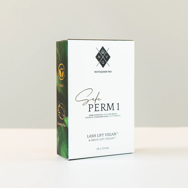 NovoQueen Pro - Safe Perm 1 Cysteamine | 1.5 mL (10-Piece Set)