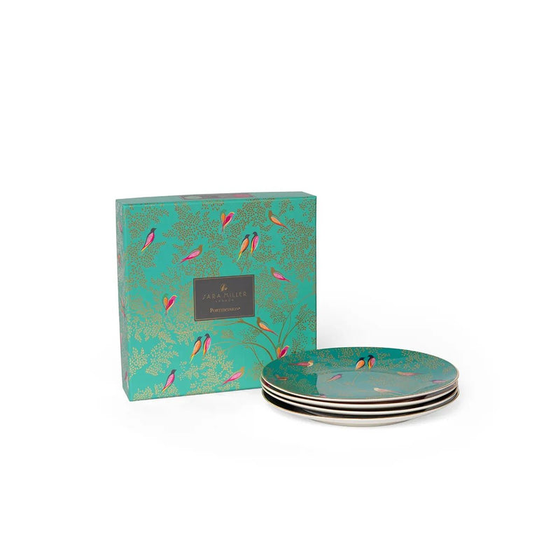 Sara Miller - Chelsea - Assorted Cake Plates (Set of 4) | 8 in / 20 cm Home & Kitchen