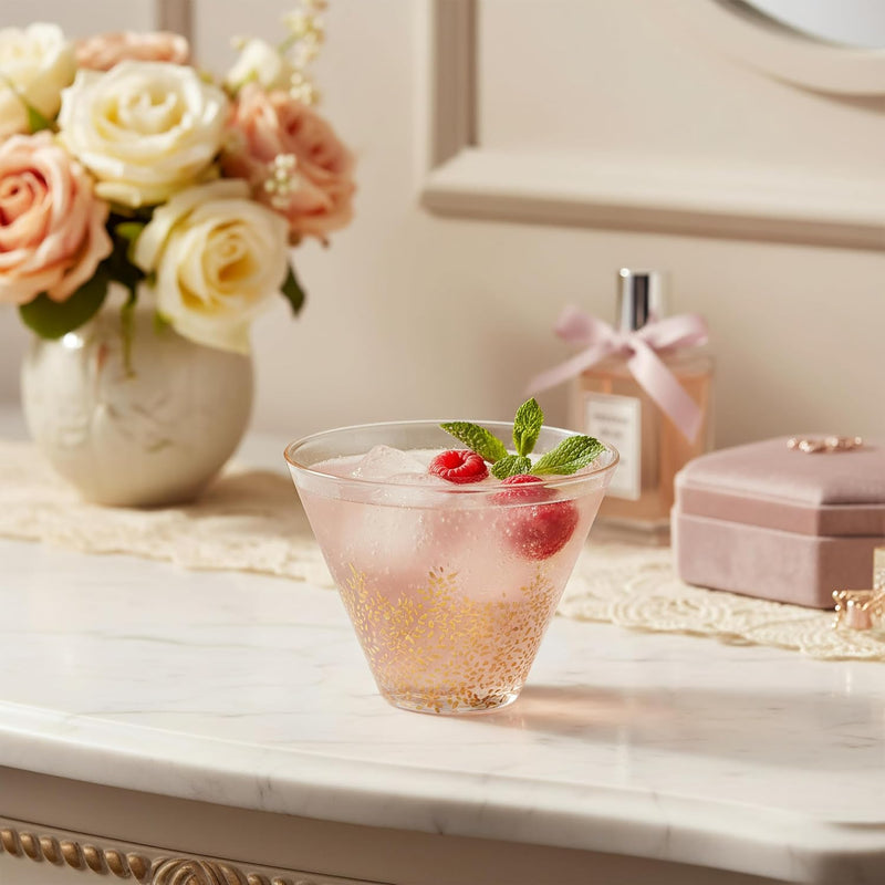 Sara Miller - Chelsea - Glass Bowls (Set of 2) | 14.5 in / 37 cm Home & Kitchen