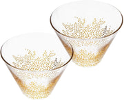Sara Miller - Chelsea - Glass Bowls (Set of 2) | 14.5 in / 37 cm Home & Kitchen