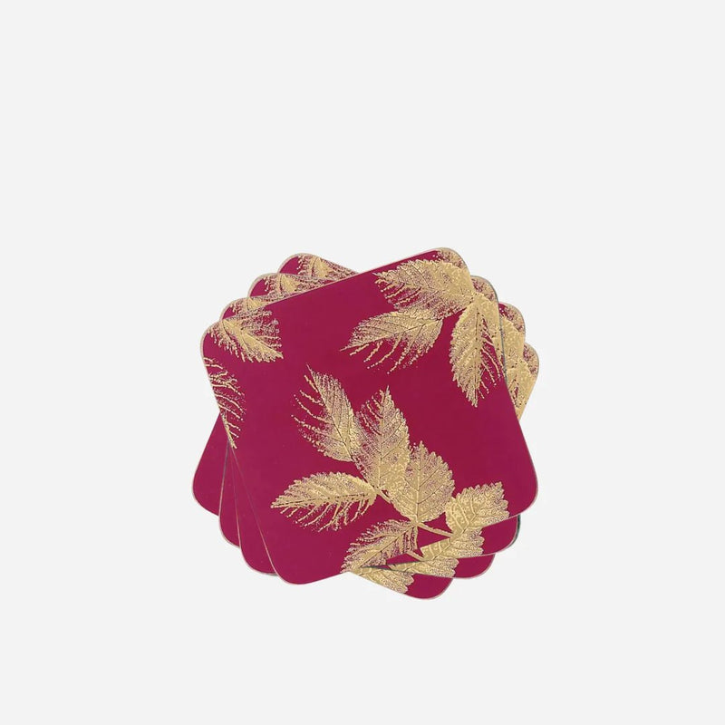 Sara Miller - Eastern Lotus - Pink Coasters (Set of 6) | 4 x 4 in / 10 x 10 cm Home & Kitchen