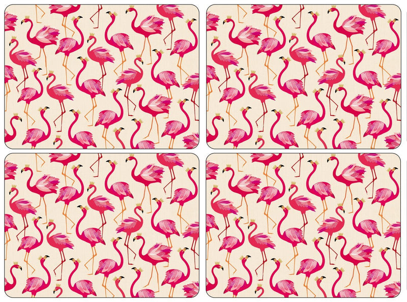 Sara Miller - Flamingo - Placemats (Set of 4) | 12 x 9 in / 30 x 23 cm Home & Kitchen