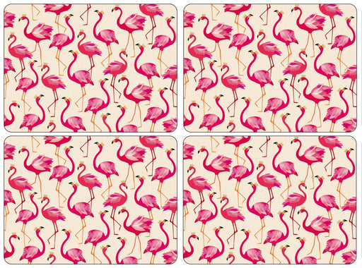 Sara Miller - Flamingo - Placemats (Set of 4) | 12 x 9 in / 30 x 23 cm Home & Kitchen