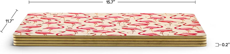 Sara Miller - Flamingo - Placemats (Set of 4) | 16 x 12 in / 41 x 30 cm Home & Kitchen