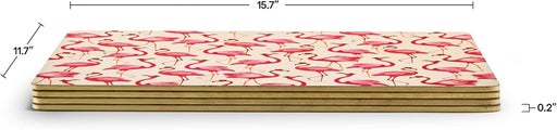 Sara Miller - Flamingo - Placemats (Set of 4) | 16 x 12 in / 41 x 30 cm Home & Kitchen
