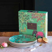 Sara Miller - India Collection - Assorted Cake Plates (Set of 4) | 8 in / 20 cm Home & Kitchen