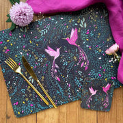 Sara Miller - India Collection - Hummingbird Paradise - Placemats (Set of 4) | 15.7 x 11.7 in / 40 x 30 cm Home & Kitchen
