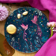Sara Miller - India Collection - Hummingbird Paradise - Serving Plate | 9 in / 23 cm Home & Kitchen