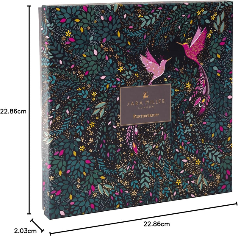 Sara Miller - India Collection - Hummingbird Paradise - Serving Plate | 9 in / 23 cm Home & Kitchen