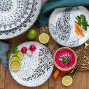 Sara Miller - Sm Salad Plate 8" S/4 Home & Kitchen