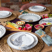 Sara Miller - Sm Salad Plate 8" S/4 Home & Kitchen