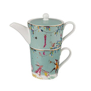 Sara Miller - Woodland Tales - Tea for One - Merry Band | 12 fl oz / 355 mL Home & Kitchen