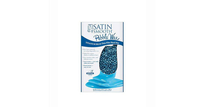 Satin Smooth - Titanium Blue Thin Film Pebble Wax (35oz)