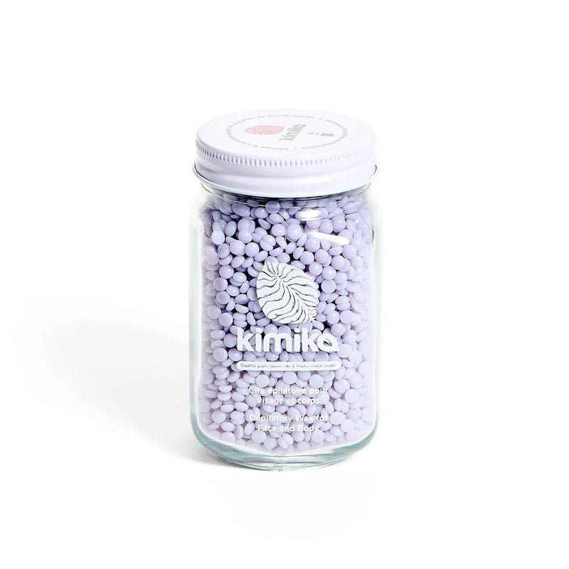 KIMIKA - PRO Depilatory Hot Wax Beads Jar Lavender Bliss 300g (8/case) GLASS