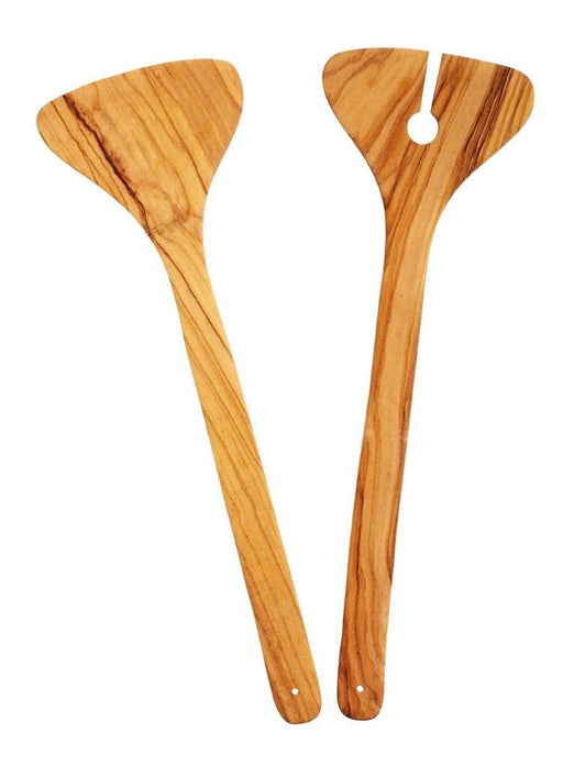 Scanwood - Olive Wood Salad Set Home & Kitchen