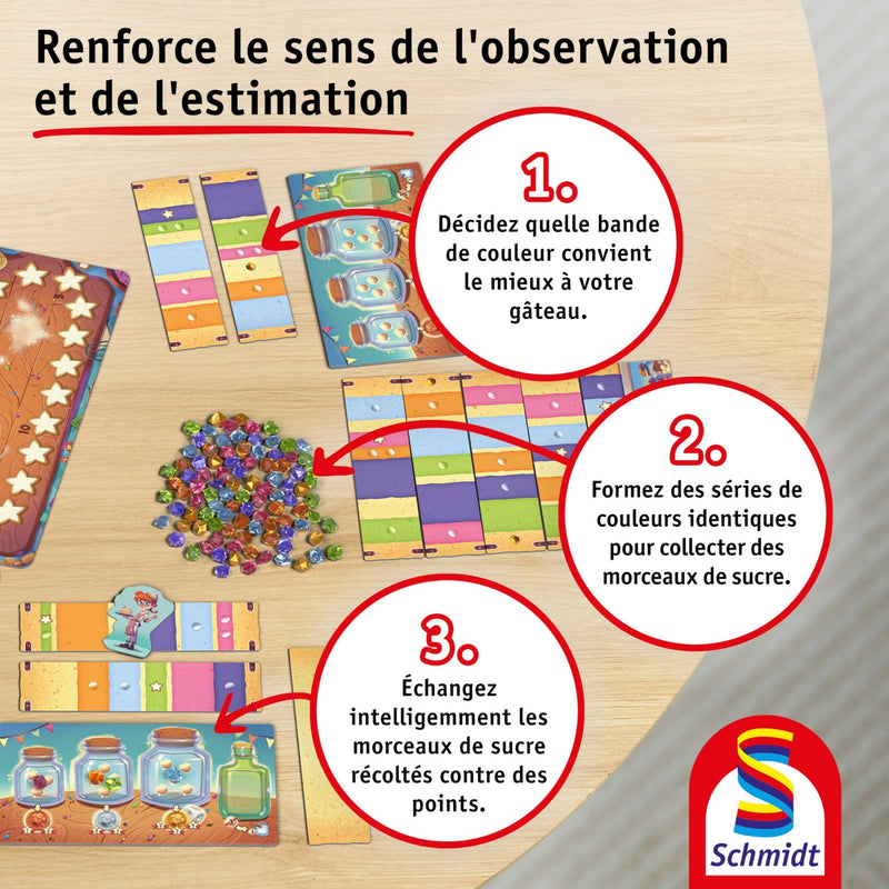 Schmidt Spiele - LA CERISE SUR LE GÂTEAU Toys & Games
