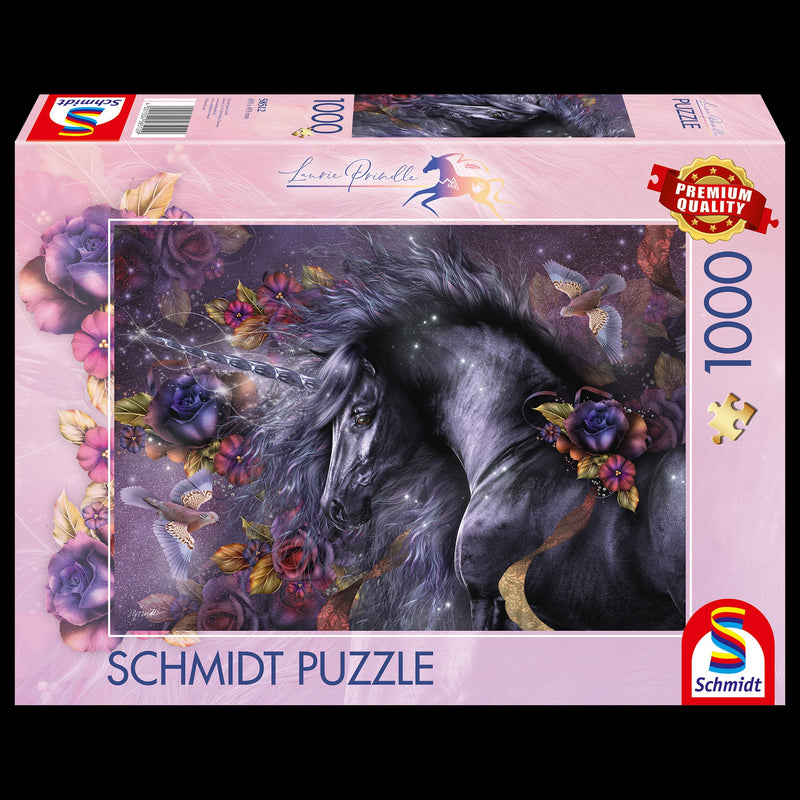 Schmidt Spiele - Puzzle - Laurie Prindle - Blue Rose (1000 - Piece Puzzle) Games & Toys