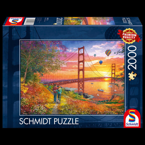 Schmidt Spiele - Puzzle - Pz2000 - Golden Gate Bridge Games & Toys