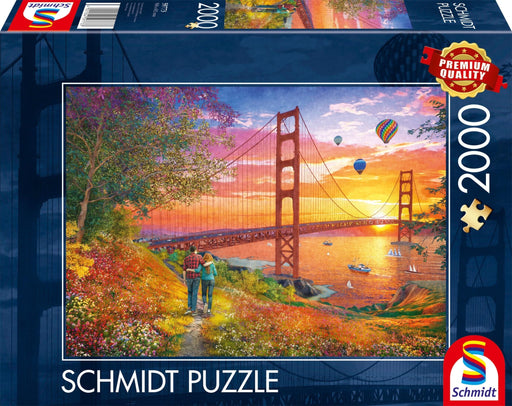 Schmidt Spiele - Puzzle - Pz2000 - Golden Gate Bridge Games & Toys