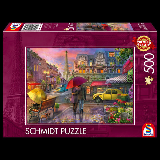 Schmidt Spiele - Puzzle - Pz500 - Paris In The Rain Games & Toys