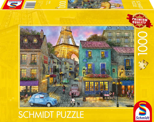 Schmidt Spiele - Puzzle - Streets of Paris (1000 - Piece Puzzle) Games & Toys