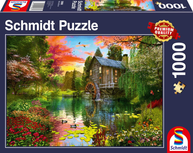 Schmidt Spiele - Puzzle - The Watermill (1000 - Piece Puzzle) Games & Toys