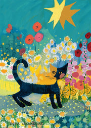 Schmidt Spiele - PZ1000: ROSINA WACHTMEISTER, CAT IN A SEA OF BLOSSOM Toys & Games