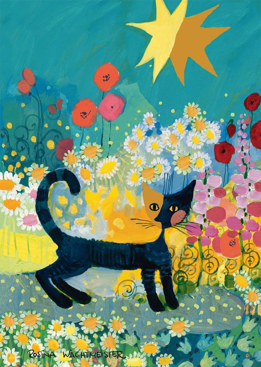 Schmidt Spiele - PZ1000: ROSINA WACHTMEISTER, CAT IN A SEA OF BLOSSOM Toys & Games