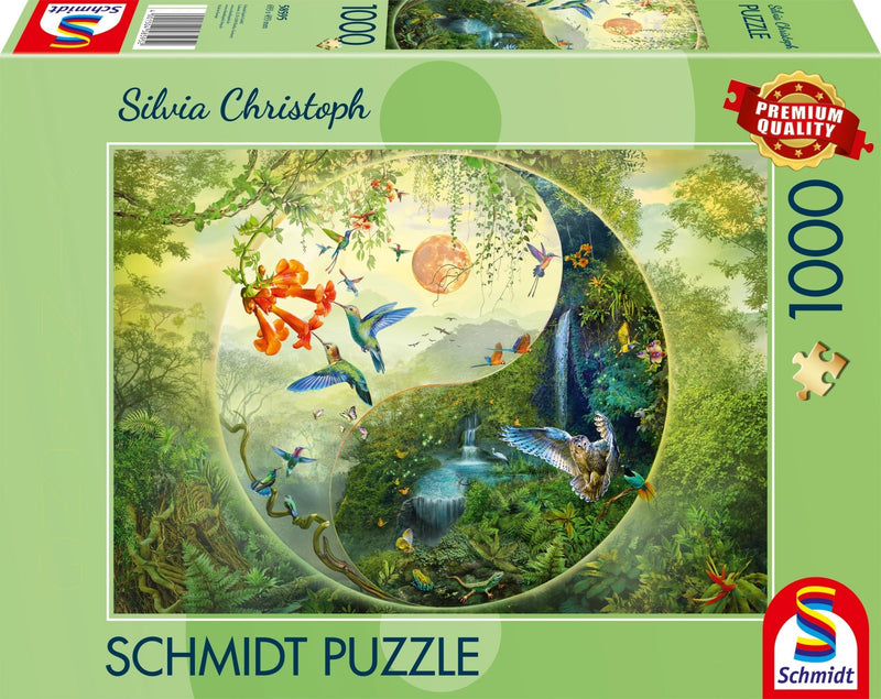 Schmidt Spiele - PZ1000:YIN & YANG IN THE FOREST OF HUMMINGBIRDS Games & Toys