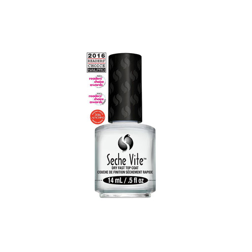 Seche Vite - Top Coat 0.5 Oz (14 mL) (3 - Pack) Health & Beauty