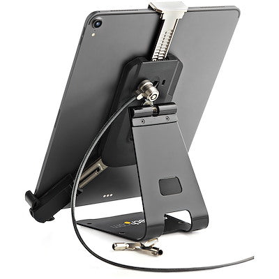 StarTech - Tablet Holder Desktop Locking For 7.9 - 13 Tablets Adjustable With 6FT Cable Lock - Black (Sectbltdt)