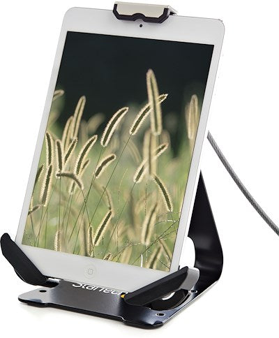 StarTech - Tablet Holder Desktop Locking For 7.9 - 13 Tablets Adjustable With 6FT Cable Lock - Black (Sectbltdt)
