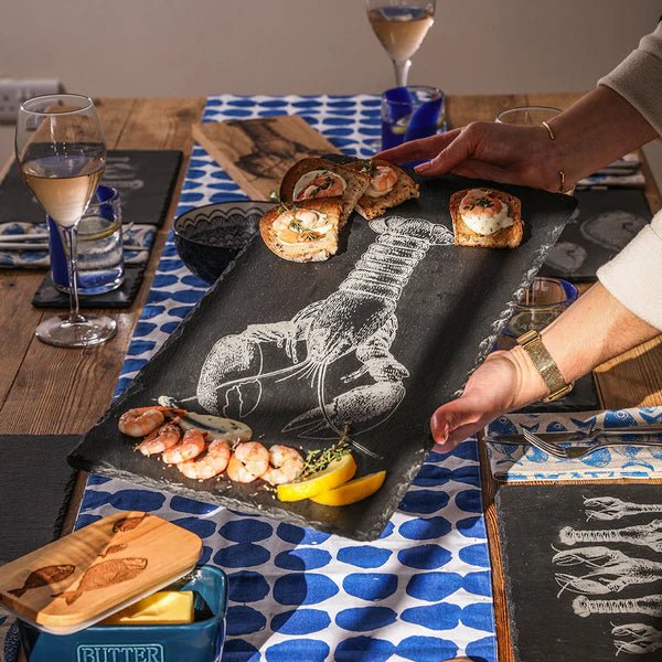 Selbrae House - Engraved Lobster Table Runner Home & Kitchen