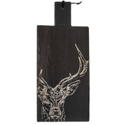 Selbrae House - Engraved Slate Stag Prince Serving Paddle Home & Kitchen