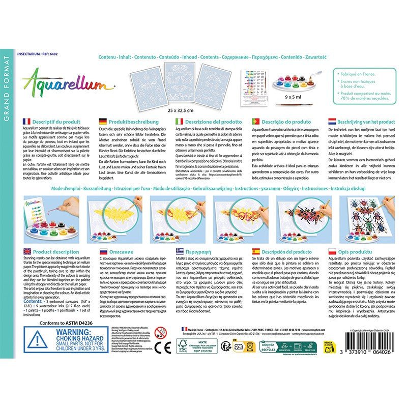 Sentosphere - AQUARELLUM - INSECTARIUM Games & Toys