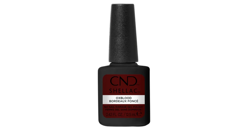 CND - SHELLAC Gel Polish - Oxblood | 0.42 fl oz / 12.5 mL
